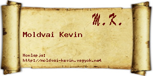 Moldvai Kevin névjegykártya